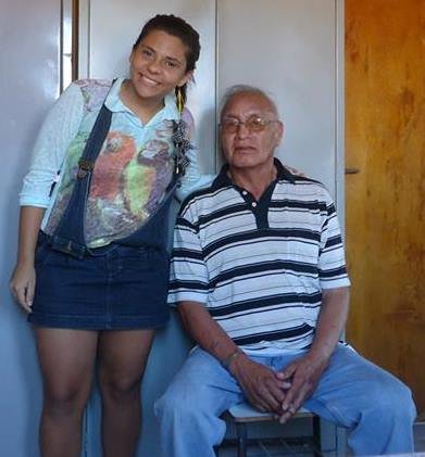 Ruth with Adam Little Elk, Lakota Sioux Tribe (US)