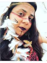 Ruth in Indigenous Ceremonial Wear