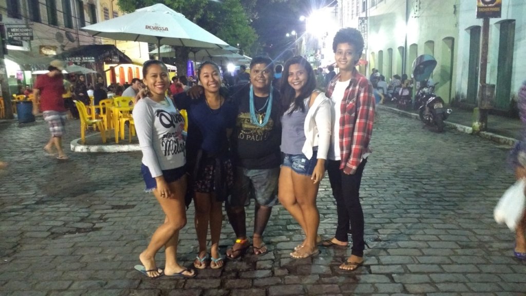 Ruth with friends (2nd from right)