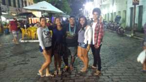 Ruth with friends (2nd from right)