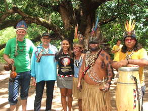 Indigenous leader Paje Barbosa with MSMCBJ leaders