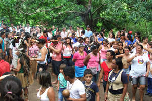 Indigenous Community Performing the Tore Dance