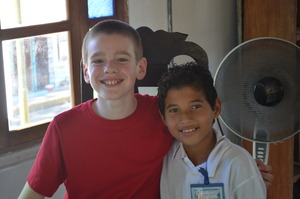 Riley and his Nicaraguan friend, Alvarito