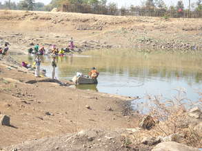 Washing Clothes A Daily Activity Now, Kharset Pond