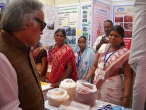 Jairam Ramesh, Min of Rural Dev, at SNSF Kiosk