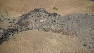 Debris of the Blasting Process