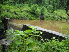 Jhambulpada Check Dam Fills in Year 2!