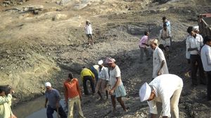 Villagers Labour Contribution