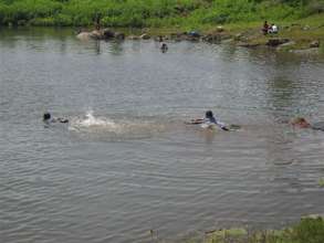 Fresh Rainwater fills in Pond After 25 years