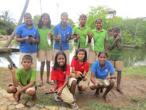 Kids + fish = cute