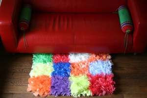 Carpet made with recycled materials