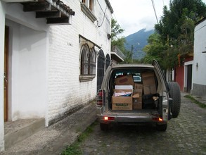 Moving in our supplies