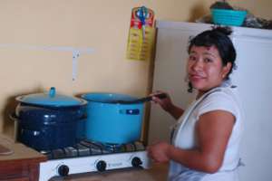 Cooking at our first kindergarten 2012