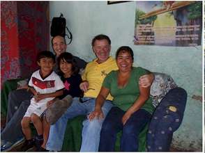Visting families with Terry Patten