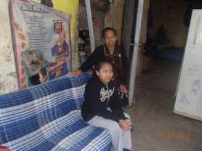 With Guadalupe at home