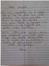 Dona Consuelo's letter to their sponsors