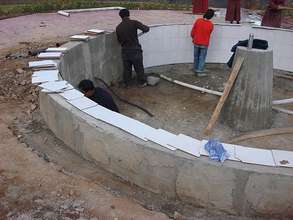 Working on the Holding Tanks