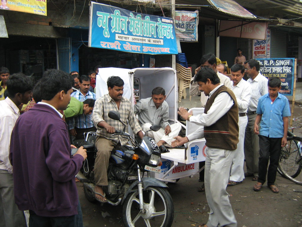 Fabricate Moto-Ambulances for Rural Poor in India