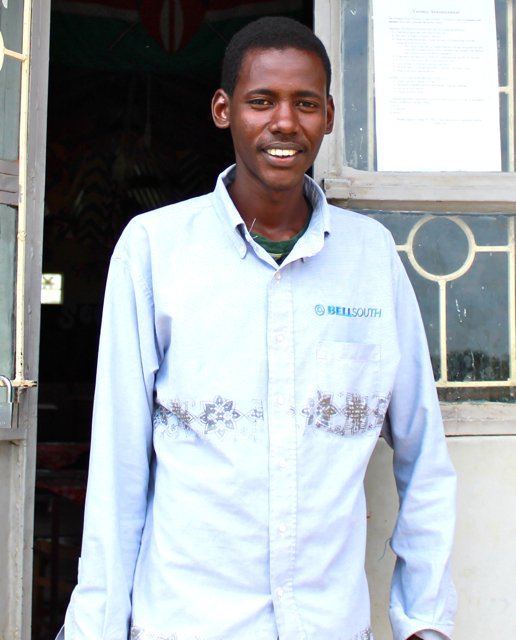 Our new librarian Jeremiah Saitoti!