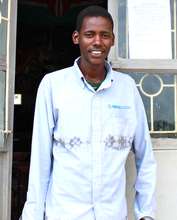 Our new librarian Jeremiah Saitoti!
