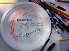 memory plate created at Dig-IN