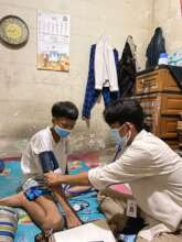 Bayu with Nurse Zakky