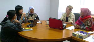 Volunteer Lyn implementing audit recommendations