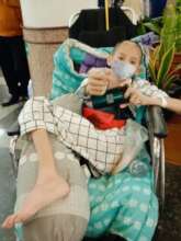 The courage to keep fighting
