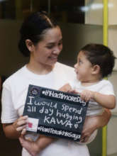 Celebrity Andien lent her voice to the cause