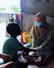 Finding solace in nurse Tyas