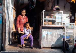 Little Janu battling Leukemia with her mother