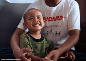 3 yrs old Little Aldi has to fight Yolk Salk Tumor