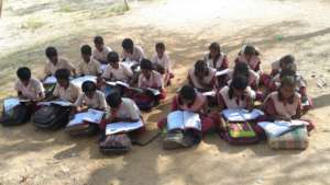 Tution centre - students reading prog.