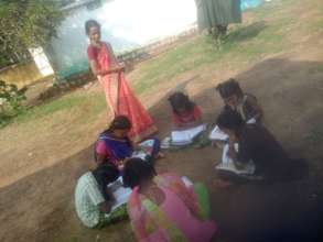 student studying