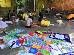 Art Reach India conducting workshop