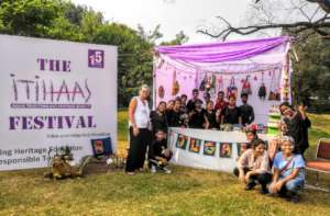 particpating at Itihass
