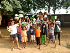 Solar Lamp donated by Bindaas