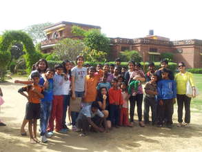 Our Kids with visitors