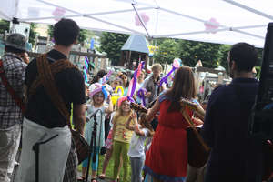 Band Performing at Mill River Playground