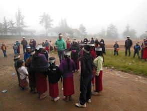 LHI youth scholar Carmen and me with "the insects"