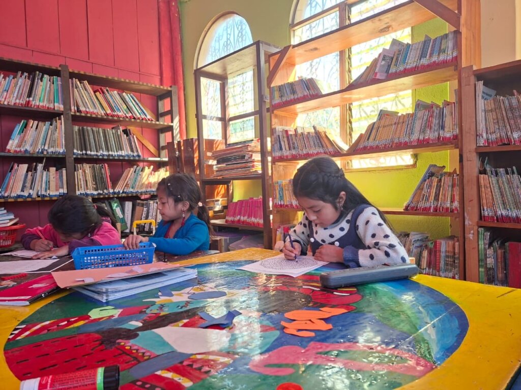 Young readers at the Community Library