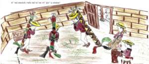 Illustration for new Ixil-Spanish bilingual book