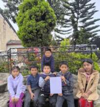 Science class in Chaju's central square