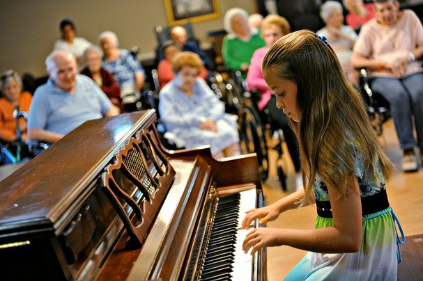 70 Therapeutic Music Performances in Nursing Homes