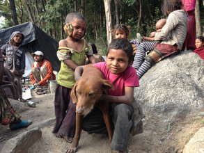 Children at Charan Slum