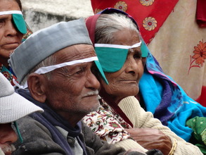After a cataract camp at Aarohi