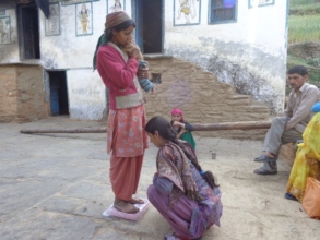 Growth monitoring in the village