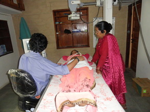 Dr Prashant Natu (Sonologist) at work