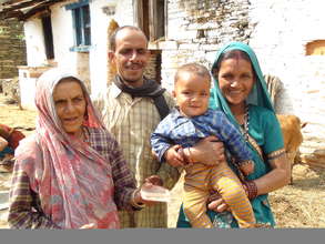 Shanti and family