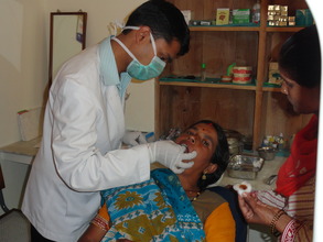 Dr Tanmay Singh (Dentist) at work